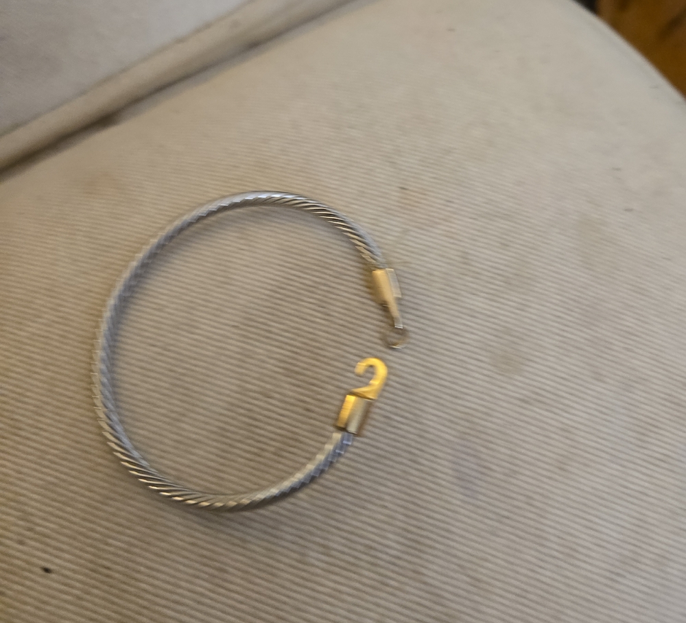 Elegant Silver and‎ Gold Women's Bracelet